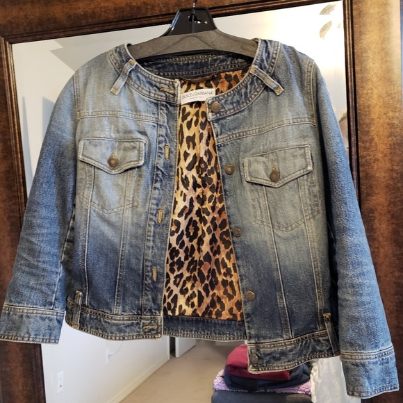 Dolce gabbana jean jacket Clearance
